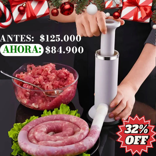 Embutidor instantaneo de chorizos y rellena 🎄🎅🏼