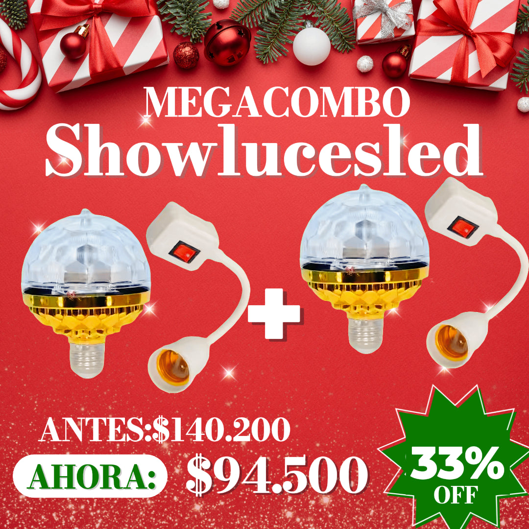 Mega combo 2 unidades | Show luces led🎄🎅🏼