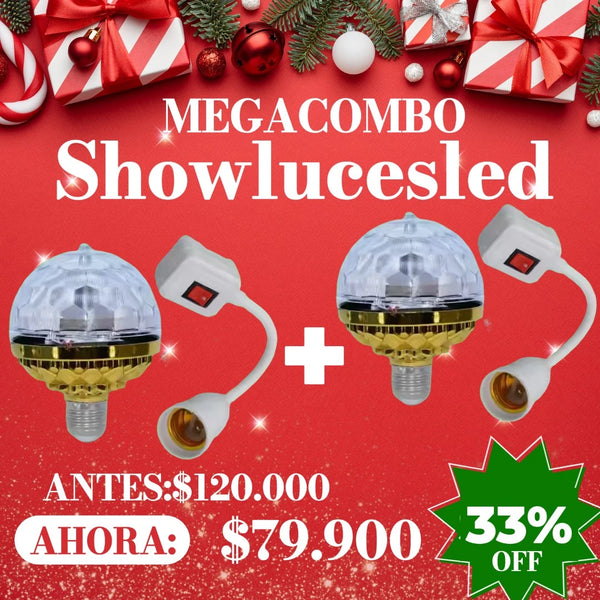 Mega combo 2 unidades | Show luces led🎄🎅🏼